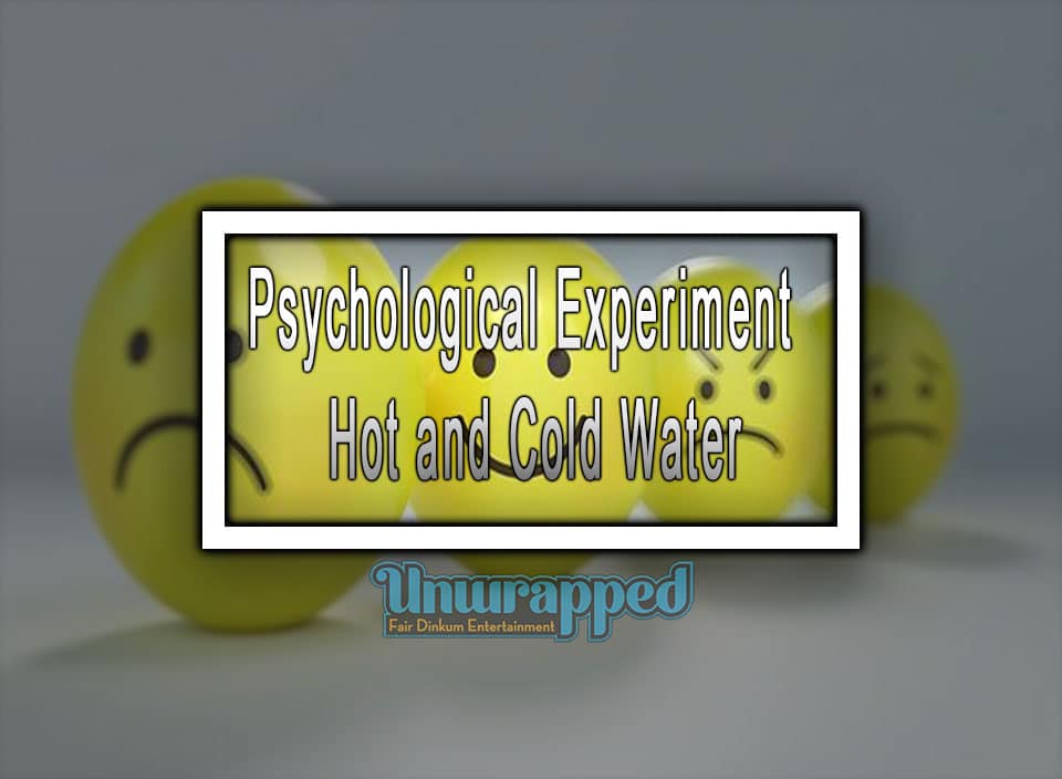 Psychological Experiment Hot And Cold Water