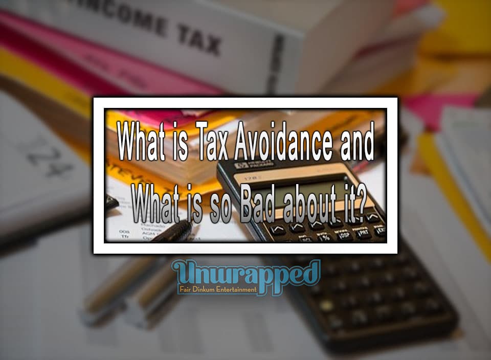 What is Tax Avoidance and What is so Bad about it
