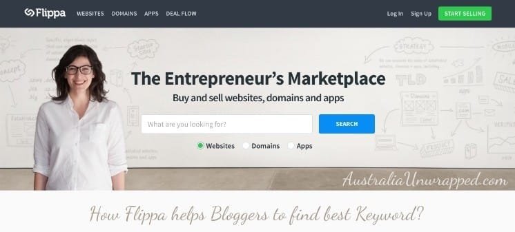 How Flippa helps bloggers to find best keyword?