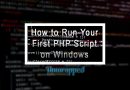 How to Run Your First PHP Script on Windows