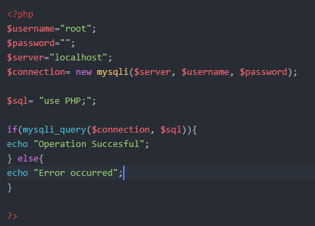 PHP tutorial – Database connection in php with mysql example
