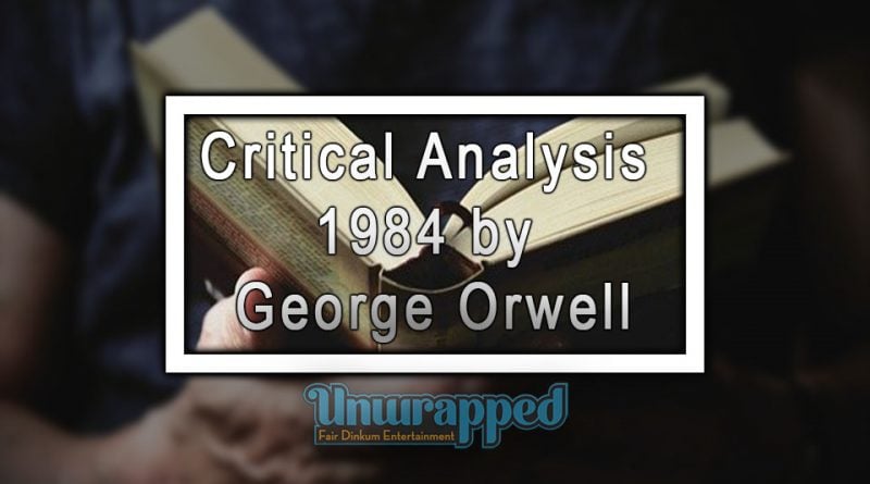 how to write a critical book review essay on 1984