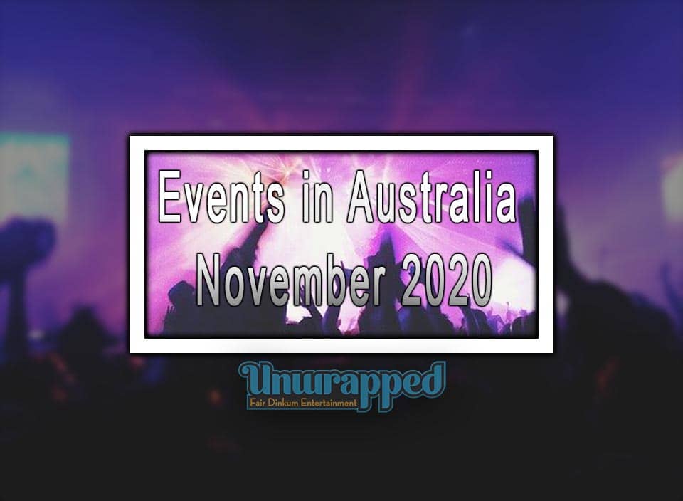 Events in Australia November 2020