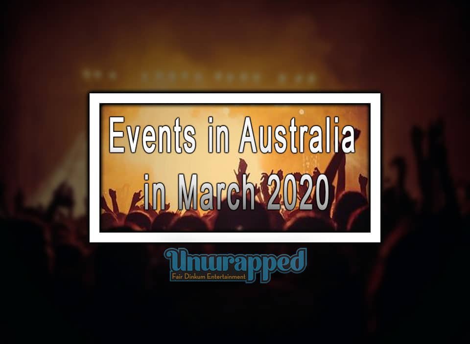 Events in Australia in March 2020