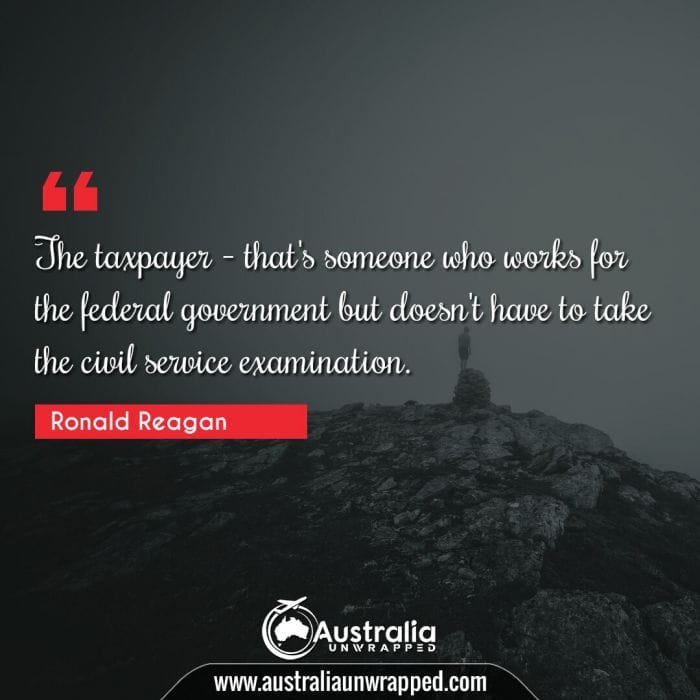 The taxpayer - that's someone who works for the federal government but doesn't have to take the civil service examination.
 