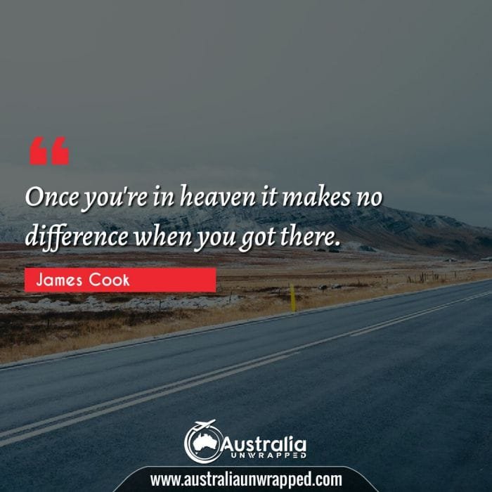 Once you're in heaven it makes no difference when you got there.