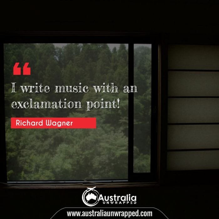 I write music with an exclamation point!
