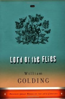 William Golding's post-apocalyptic novel "Lord of the Flies"