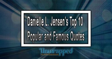 Danielle L. Jensen’s Top 10 Popular and Famous Quotes