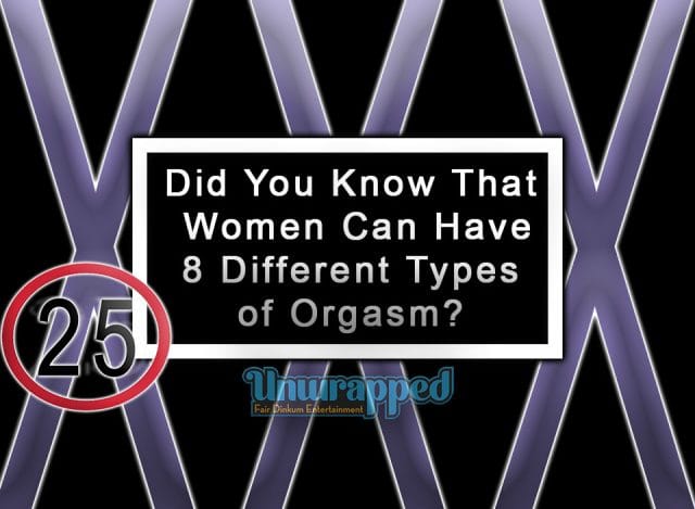 Did You Know That Women Can Have 8 Different Types of Orgasm?