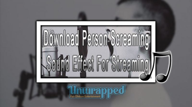 Download Person Screaming Sound Effect For Streaming