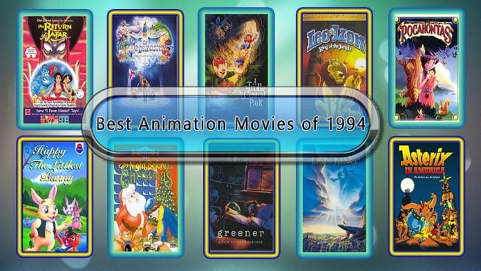 Top 10 Animation Movies ranked 1994