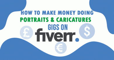 How to Make Money Doing Portraits & Caricatures & Gigs on Fiverr