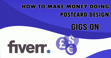 How to Make Money Doing Postcard Design & Gigs on Fiverr