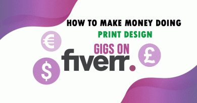 How to Make Money Doing Print Design & Gigs on Fiverr