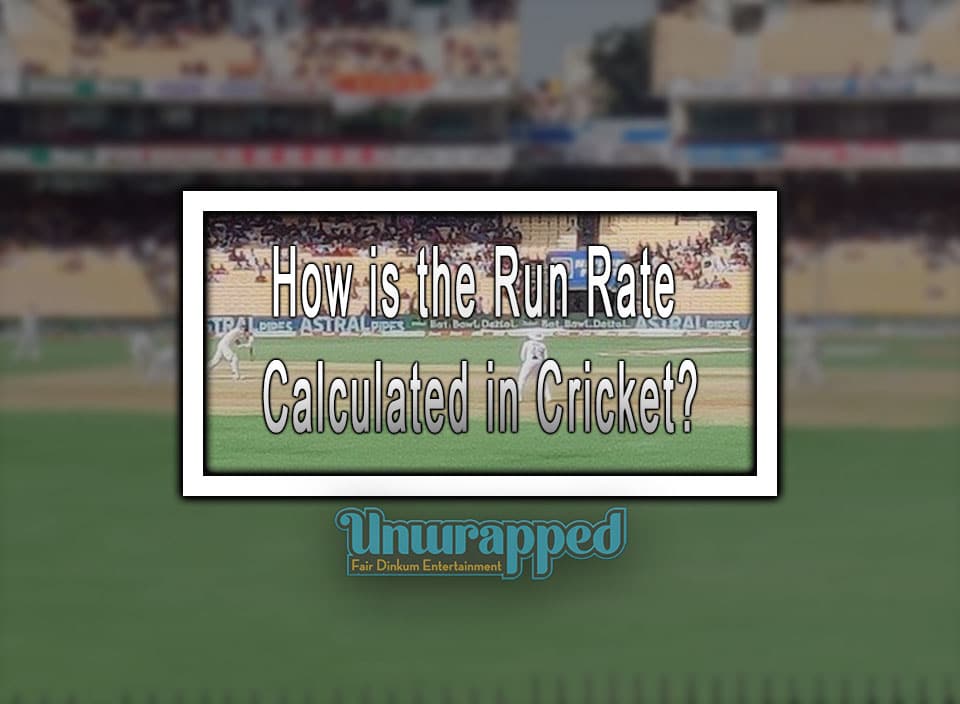 How is the Run Rate Calculated in Cricket?