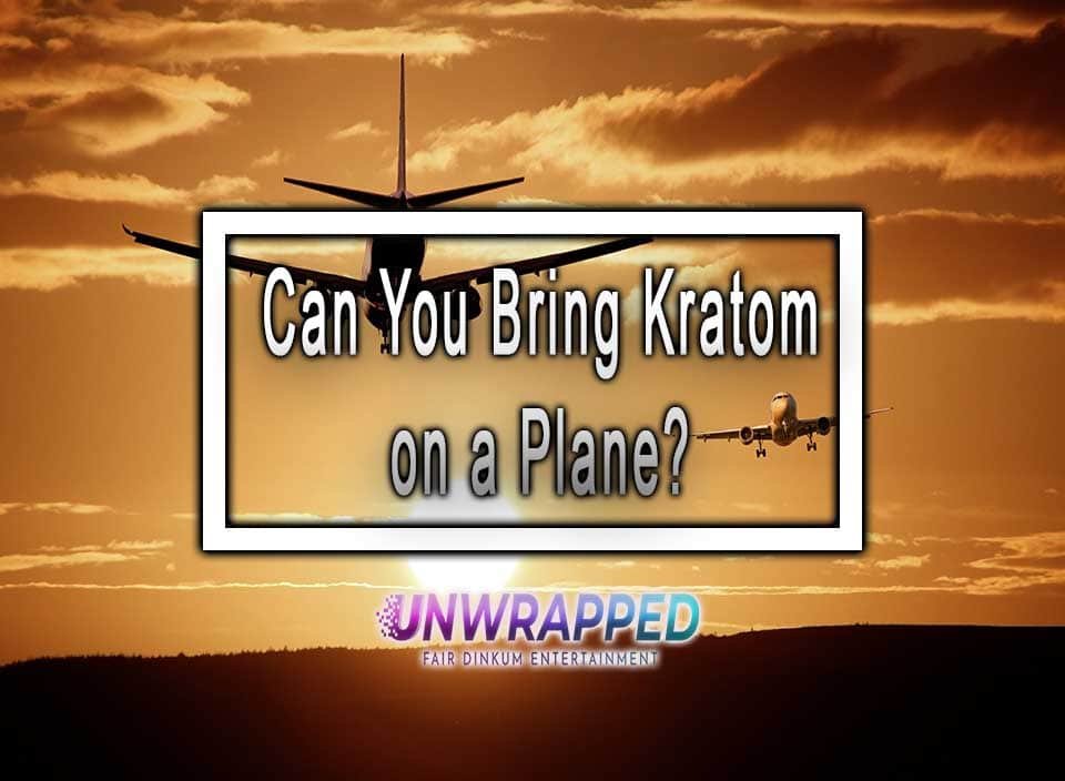 Can You Bring Kratom on a Plane?