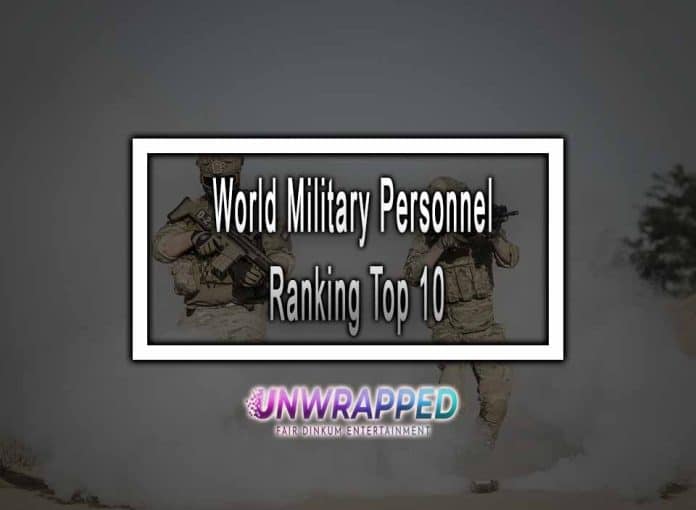 World Military Personnel Ranking Top 10