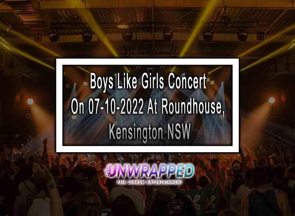 Boys Like Girls Concert On 07102022 At Roundhouse, Kensington NSW