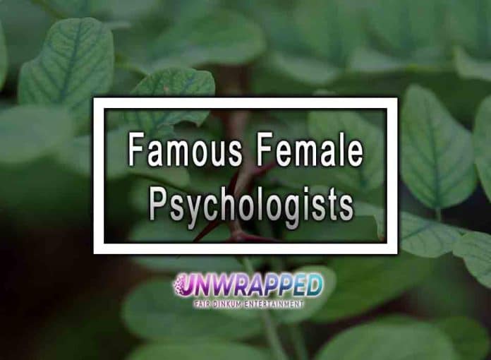 Famous Female Psychologists