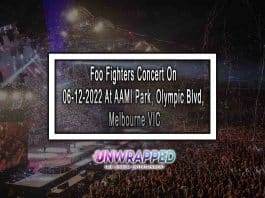 Foo Fighters Concert On 06-12-2022 At AAMI Park, Olympic Blvd, Melbourne VIC