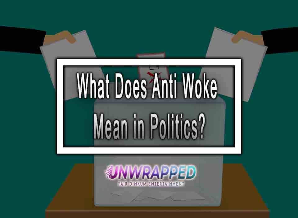 What Does Anti Woke Mean in Politics?