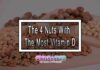 The 4 Nuts With The Most Vitamin D