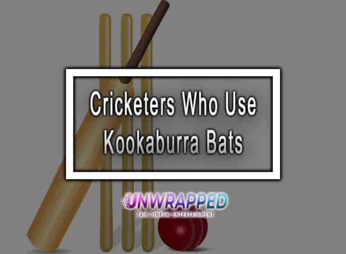 Cricketers Who Use Kookaburra Bats