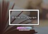 Bible Vs. Quran