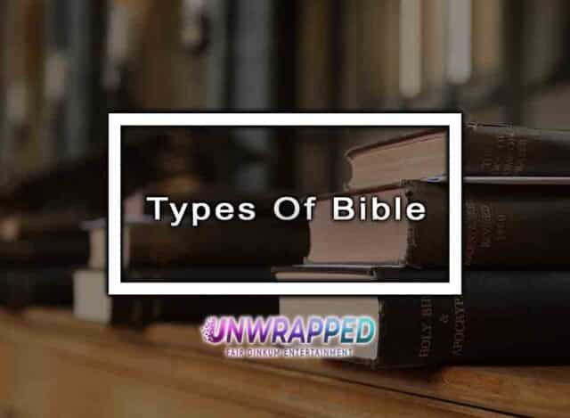 Types Of Bible