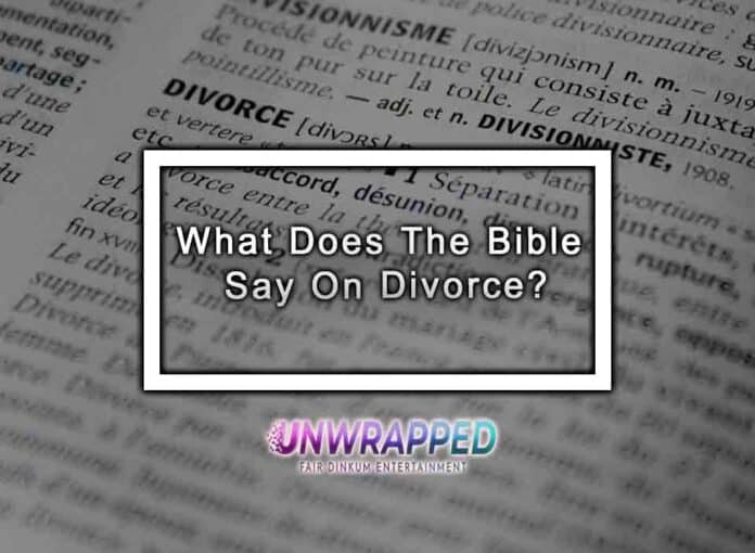 What Does The Bible Say On Divorce?