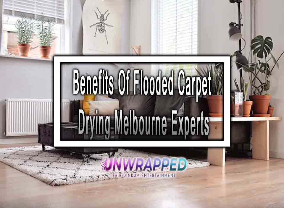 Benefits of hiring flooded carpet drying Melbourne experts
