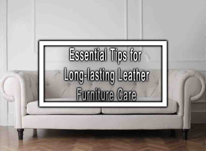 Essential Tips for Longlasting Leather Furniture Care