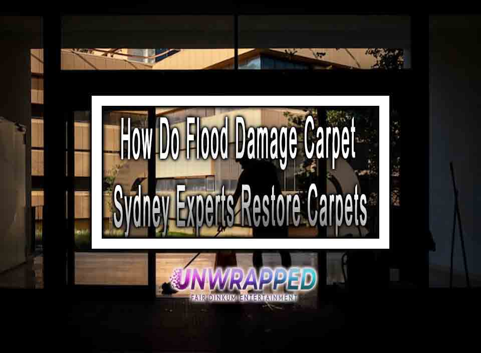 How do flood damage carpet Sydney experts restore carpets?