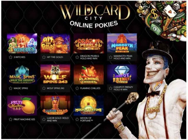 Wild Card City Online Pokies Variety