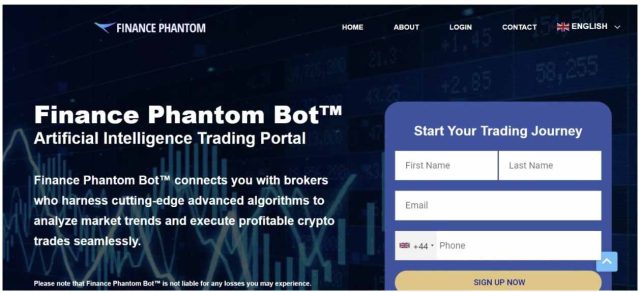 Finance Phantom website